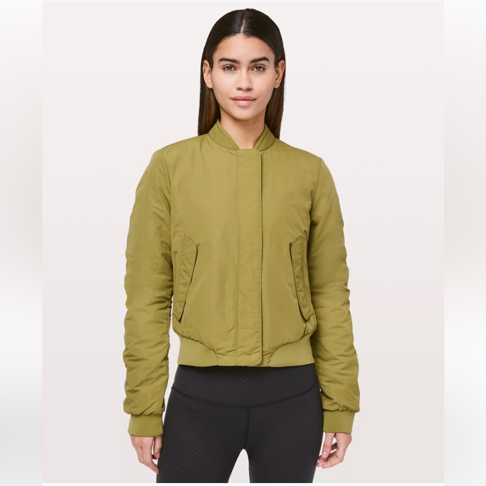Lululemon Women’s “Warm Both Ways” Bomber, size 10